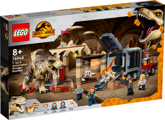 LEGO® 76948 T.REX & ATROCIRAPTOR: DINOSAURIER-AUSBRUCH